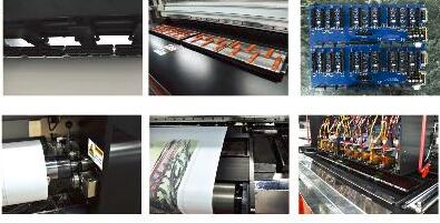 Impressora da tela do grande formato para o pano de Digitas que imprime a alta velocidade 600 m2/hora