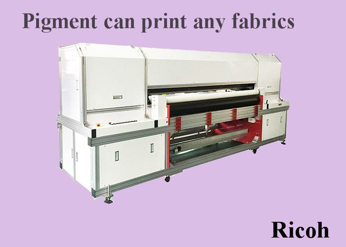 High Speed Pigment Inkjet Printers With Ricoh Head 1200 Dpi Water Based Ink