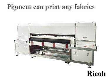 China 8 impressora de matéria têxtil do Ricoh Digitas para o pigmento que imprime a limpeza automática de 1800mm fábrica