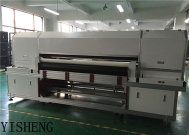 China 4 - Cópia da impressora a jato de tinta da tela do leito de 8 cores na seda poli 1800mm do algodão distribuidor